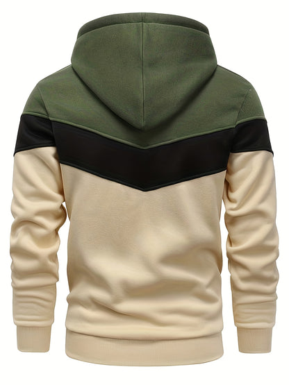 Lässiger Hoodie 2120A – Urbaner Farbblock