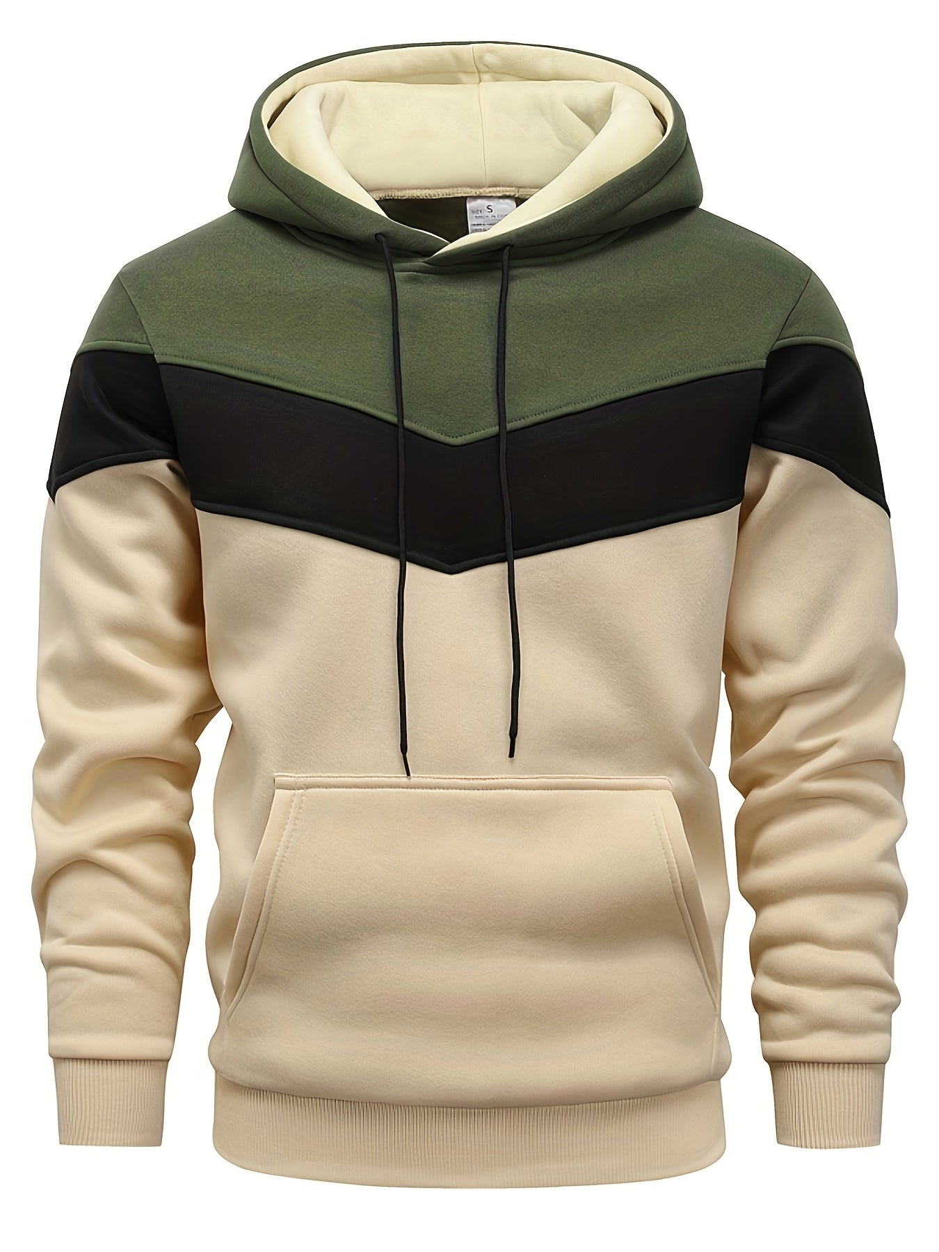 Lässiger Hoodie 2120A – Urbaner Farbblock