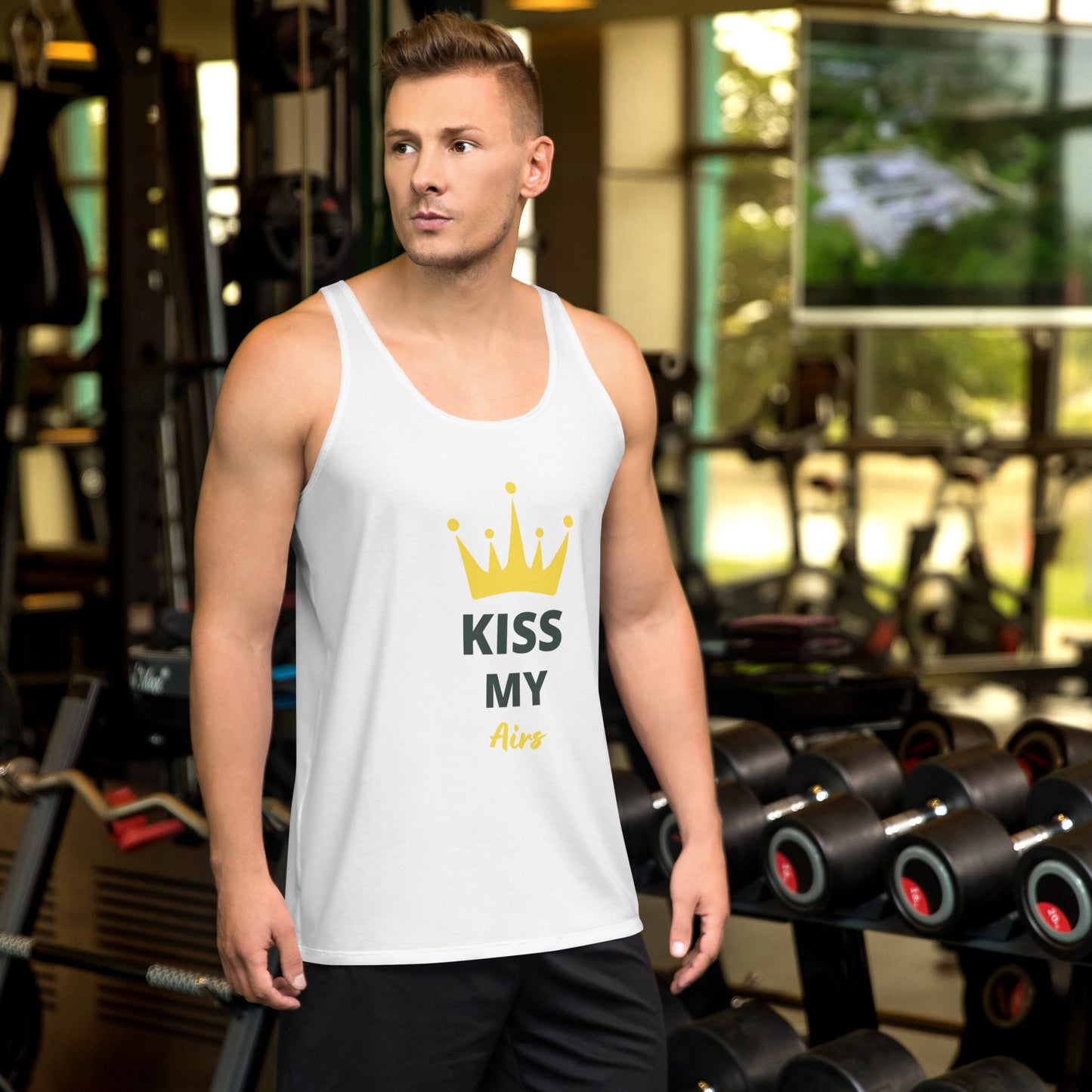 KISS MY AIRS Unisex cotton t-shirt tank top