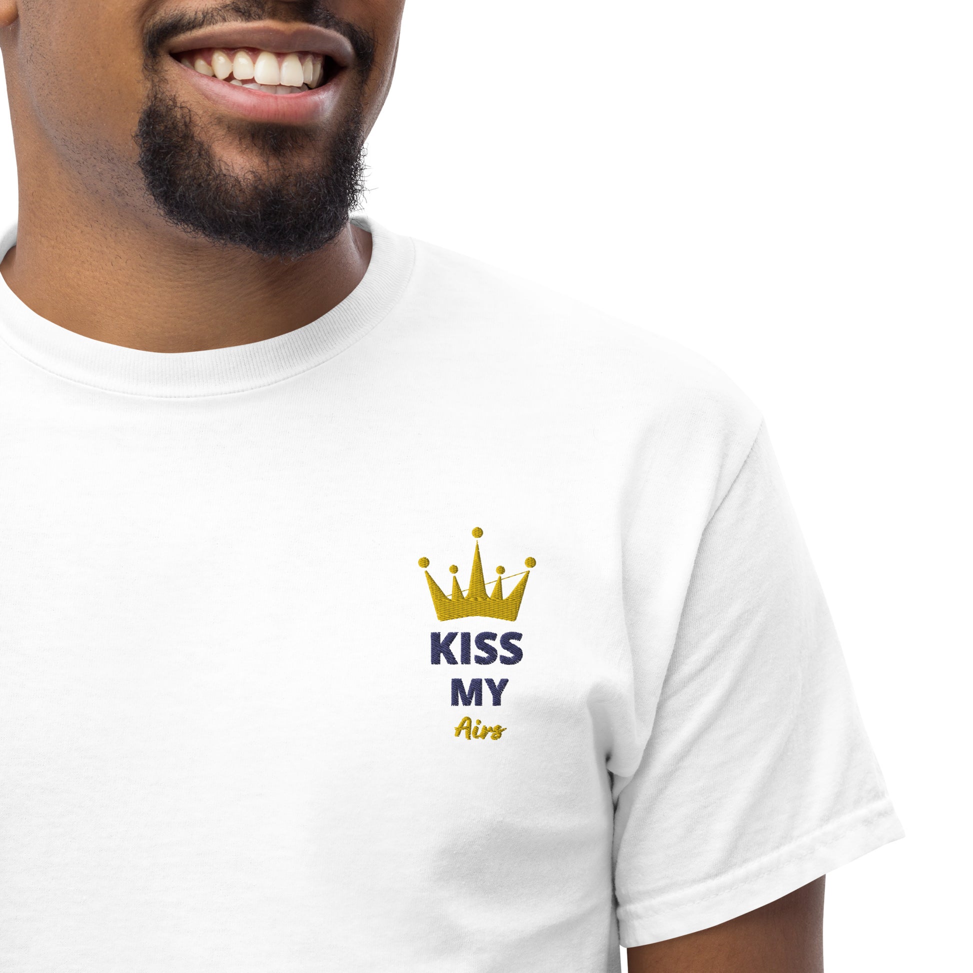 KISS MY AIR Maglietta a maniche corte classica uomo con logo ricamato - T-shirt Boutique