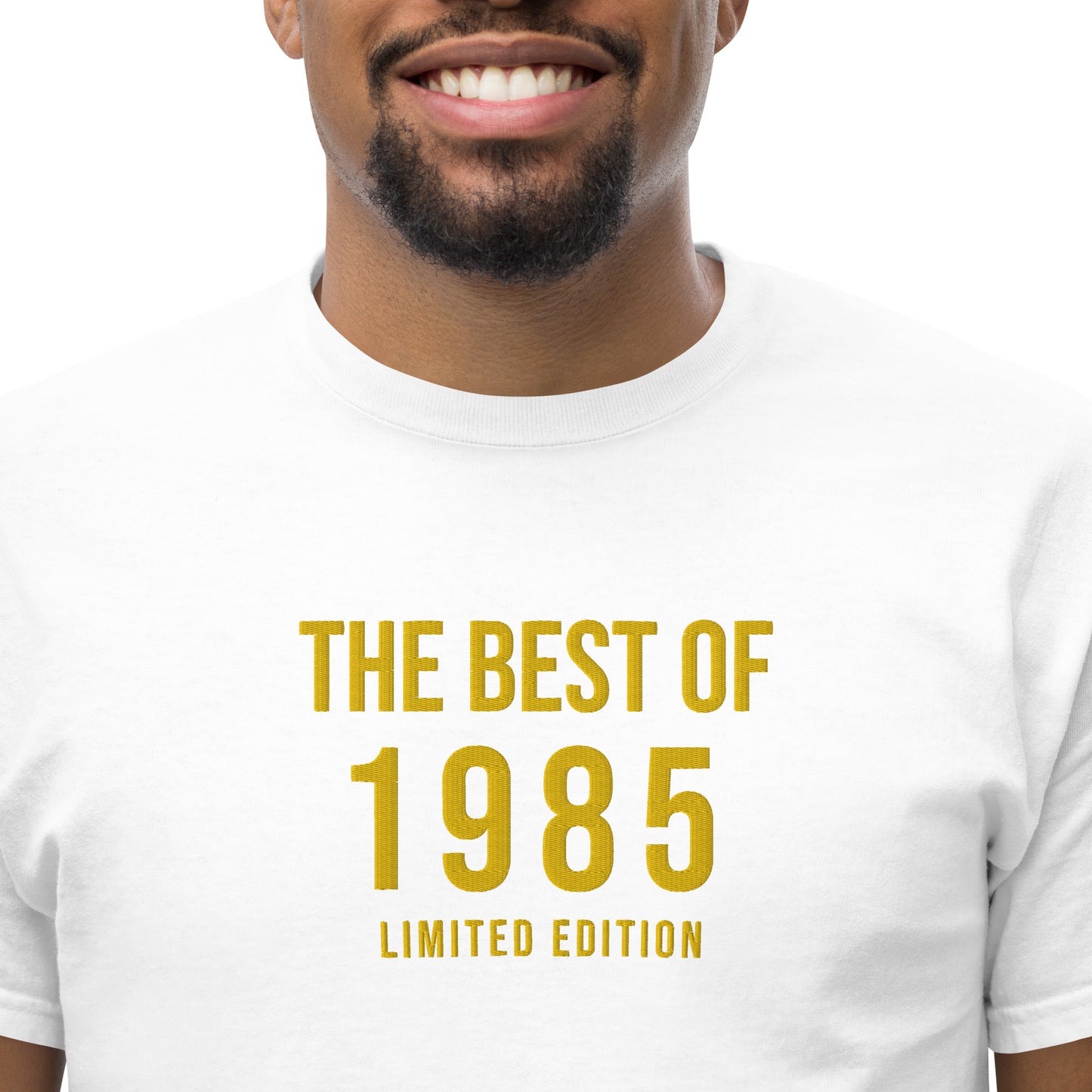 THE BEST OF Maglietta data di nascita personalizzabile ricamata | Simpatica idea regalo per compleanno o anniversario - T-shirt Boutique
