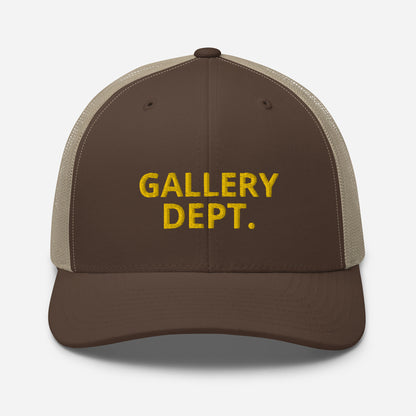 Cappellino trucker GALLERY DEPT. con scritta ricamata in rilievo 3D | Cari colori - T-shirt Boutique