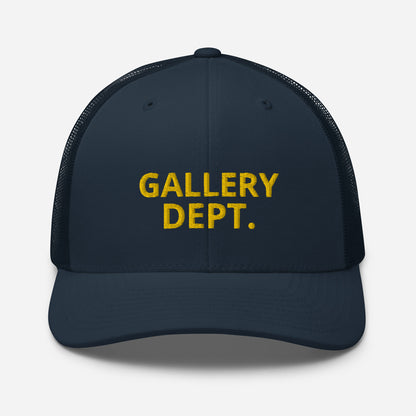 Cappellino trucker GALLERY DEPT. con scritta ricamata in rilievo 3D | Cari colori - T-shirt Boutique