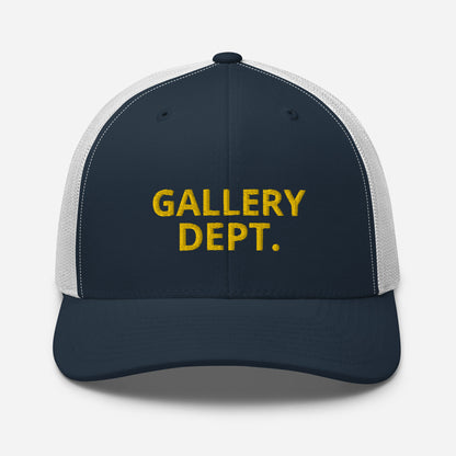 Cappellino trucker GALLERY DEPT. con scritta ricamata in rilievo 3D | Cari colori - T-shirt Boutique
