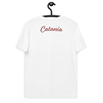 SICILY t-shirt a manica corta con ricamo logo Sicilia con tamburello e nome della tua città personlizzato - T-shirt Boutique