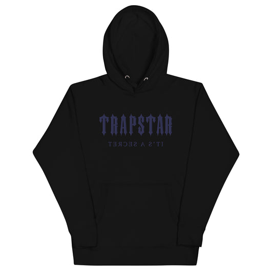 Felpa Trapstar London con cappuccio logo ricamato sul petto uomo donna unisex