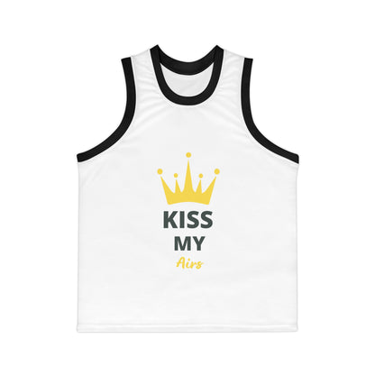 KISS MY AIRS maglietta t-shirt Unisex Basketball Jersey - T-shirt Boutique