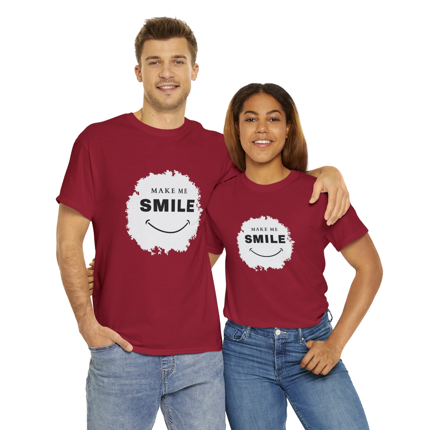 MAKE ME SMILE t-shirt Unisex cotton t-shirt - various colors